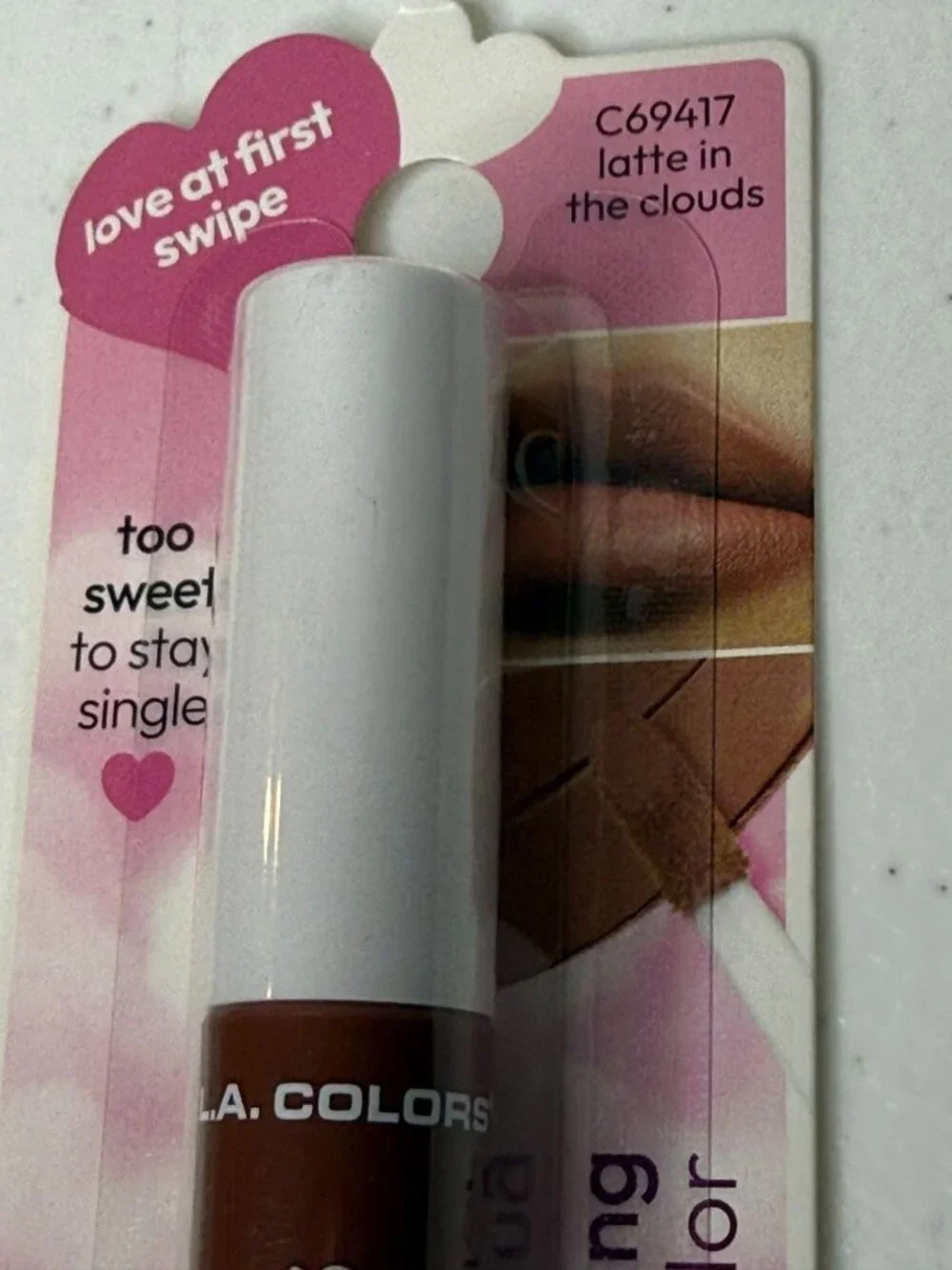 L.A. Colors Cloud Kisses Blurring Lip Color Latte in the Clouds C69417 New